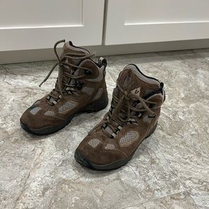 Kids Vasque hiking boots.